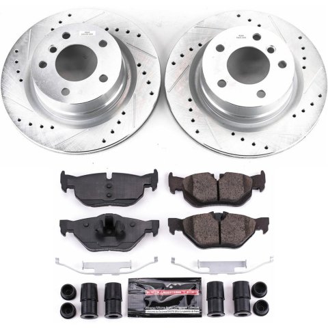 Power Stop 08-10 BMW 128i Front & Rear Z23 Evolution Sport Brake Kit (1x psbK5687, 1x psbK3087) thumbnail 3