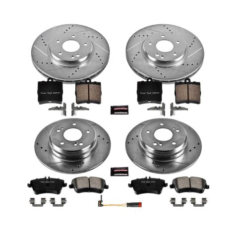 Power Stop 06-08 Mercedes-Benz SLK280 Front & Rear Z23 Evolution Sport Brake Kit (1x psbK368, 1x psbK6702) thumbnail 2