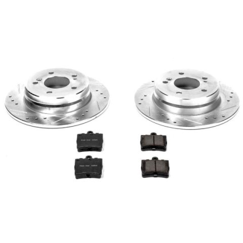 Power Stop 06-08 Mercedes-Benz SLK280 Front & Rear Z23 Evolution Sport Brake Kit (1x psbK368, 1x psbK6702) thumbnail 6