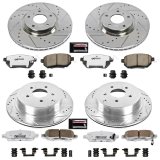 Power Stop 06-07 Nissan Murano Front & Rear Z26 Street Warrior Brake Kit (1x psbK116-26, 1x psbK2427-26) thumbnail 4