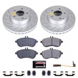 Power Stop 12-16 Mercedes-Benz C250 Front & Rear Z17 Evolution Geomet Coated Brake Kit (1x psbCRK5626, 1x psbCRK7766) thumbnail 5