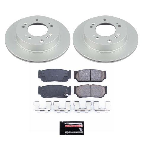 Power Stop 07-09 Kia Sorento Front & Rear Z17 Evolution Geomet Coated Brake Kit (1x psbCRK5908, 1x psbCRK5910) thumbnail 8