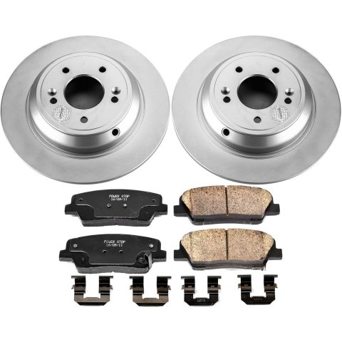 Power Stop 2009 Hyundai Genesis Front & Rear Z17 Evolution Geomet Coated Brake Kit (1x psbCRK5847, 1x psbCRK5921) thumbnail 4