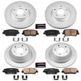 Power Stop 10-12 Hyundai Santa Fe Front & Rear Z17 Evolution Geomet Coated Brake Kit (1x psbCRK5926, 1x psbCRK7507) thumbnail 4