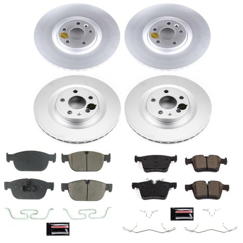 Power Stop 17-20 Volvo S90 Front & Rear Z23 Evolution Sport Coated Brake Kit (1x psbCRK7757, 1x psbCRK7703) thumbnail 4