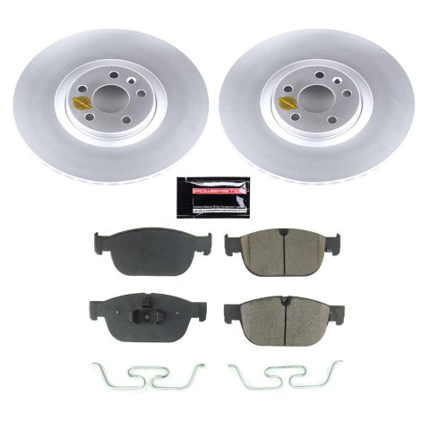 Power Stop 17-20 Volvo S90 Front & Rear Z23 Evolution Sport Coated Brake Kit (1x psbCRK7757, 1x psbCRK7703) thumbnail 5