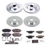 Power Stop 2015 Subaru Legacy Front & Rear Z23 Evolution Sport Brake Kit (1x psbK7039, 1x psbK8404) thumbnail 2
