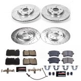 Power Stop 2013 Audi Q5 Front & Rear Z23 Evolution Sport Brake Kit (1x psbK4745, 1x psbK7072) thumbnail 2