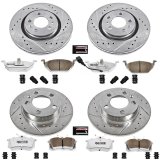 Power Stop 99-06 Volkswagen Beetle Front & Rear Z26 Street Warrior Brake Kit (1x psbK847-26, 1x psbK839-26) thumbnail 2