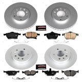 Power Stop 99-06 Saab 9-5 Front & Rear Z23 Evolution Sport Coated Brake Kit (1x psbCRK3080, 1x psbCRK834) thumbnail 4