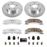 Power Stop 99-04 Jeep Grand Cherokee Front & Rear Z26 Street Warrior Brake Kit (1x psbK2151-26, 1x psbK2149-26) thumbnail 6
