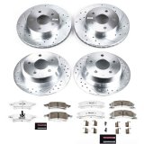 Power Stop 99-04 Jeep Grand Cherokee Front & Rear Z26 Street Warrior Brake Kit (1x psbK2151-26, 1x psbK2149-26) thumbnail 8