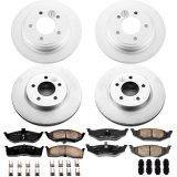 Power Stop 99-04 Chrysler 300M Front & Rear Z17 Evolution Geomet Coated Brake Kit (1x psbCRK6263, 1x psbCRK1692) thumbnail 1