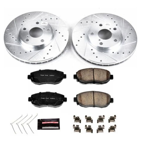 Power Stop 98-05 Lexus GS300 Front & Rear Z23 Evolution Sport Brake Kit (1x psbK1077, 1x psbK1149) thumbnail 2
