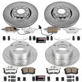 Power Stop 98-04 Audi A6 Front & Rear Z26 Street Warrior Brake Kit (1x psbK515-26, 1x psbK636-26) thumbnail 2
