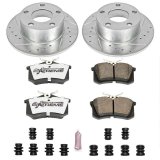 Power Stop 98-01 Audi A6 Front & Rear Z26 Street Warrior Brake Kit (1x psbK515-26, 1x psbK528-26) thumbnail 1