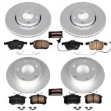 Power Stop 98-01 Audi A6 Front & Rear Z23 Evolution Sport Coated Brake Kit (1x psbCRK528, 1x psbCRK515) thumbnail 4