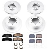 Power Stop 97-04 Mitsubishi Montero Sport Front & Rear Z17 Evolution Geomet Coated Brake Kit (1x psbCRK4981, 1x psbCRK5160) thumbnail 3