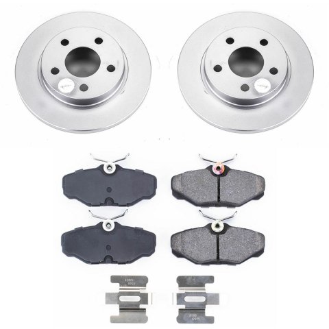 Power Stop 96-99 Ford Taurus Front & Rear Z17 Evolution Geomet Coated Brake Kit (1x psbCRK1298, 1x psbCRK1318) thumbnail 6