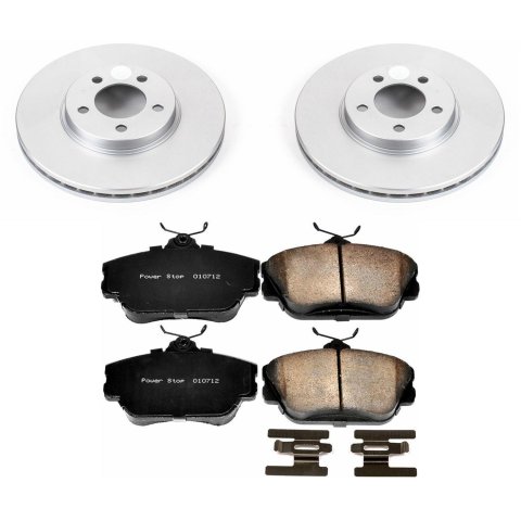 Power Stop 96-99 Ford Taurus Front & Rear Z17 Evolution Geomet Coated Brake Kit (1x psbCRK1298, 1x psbCRK1318) thumbnail 7