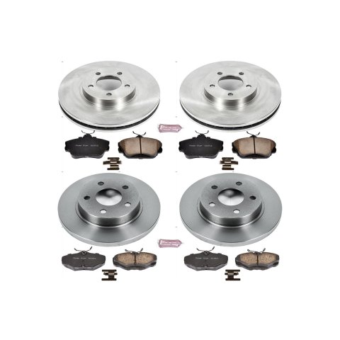 Power Stop 96-99 Ford Taurus Front & Rear Autospecialty Brake Kit (1x psbKOE1298, 1x psbKOE1318) thumbnail 3