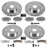 Power Stop 94-97 Mazda Miata Front & Rear Z26 Street Warrior Brake Kit (1x psbK772-26, 1x psbK793-26) thumbnail 4