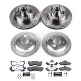 Power Stop 94-96 Chevrolet Impala Front & Rear Z26 Street Warrior Brake Kit (1x psbK2937-26, 1x psbK5064-26) thumbnail 3