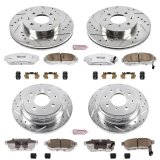 Power Stop 94-01 Acura Integra Front & Rear Z26 Street Warrior Brake Kit (1x psbK408-26, 1x psbK692-26) thumbnail 4