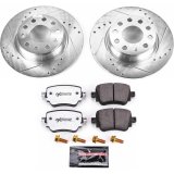 Power Stop 2019 Volkswagen Golf Front & Rear Z26 Street Warrior Brake Kit (1x psbK7080-26, 1x psbK7053-26) thumbnail 4