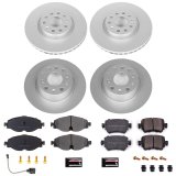 Power Stop 2019 Volkswagen Golf Alltrack Front & Rear Z23 Evolution Sport Coated Brake Kit (1x psbCRK7082, 1x psbCRK7053) thumbnail 5