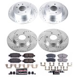 Power Stop 2019 Nissan Sentra Front & Rear Z23 Evolution Sport Brake Kit (1x psbK8335, 1x psbK6961) thumbnail 9