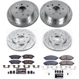 Power Stop 2019 Nissan Frontier Front & Rear Z23 Evolution Sport Brake Kit (1x psbK4621, 1x psbK8324) thumbnail 8