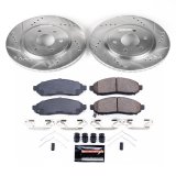 Power Stop 2019 Nissan Frontier Front & Rear Z23 Evolution Sport Brake Kit (1x psbK8325, 1x psbK4621) thumbnail 2