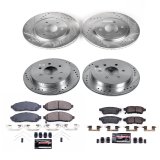 Power Stop 2019 Nissan Frontier Front & Rear Z23 Evolution Sport Brake Kit (1x psbK8325, 1x psbK4621) thumbnail 3