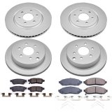 Power Stop 2019 Nissan Frontier Front & Rear Z17 Evolution Geomet Coated Brake Kit (1x psbCRK8325, 1x psbCRK4621) thumbnail 4