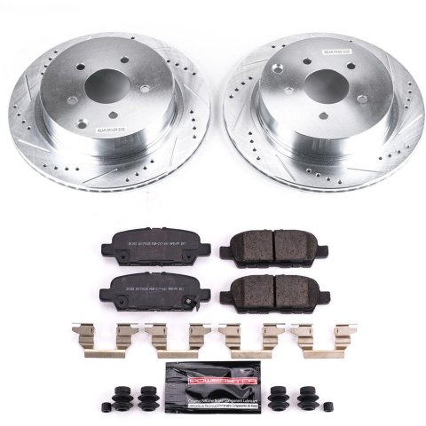 Power Stop 2019 Infiniti QX60 Front & Rear Z23 Evolution Sport Brake Kit (1x psbK6496, 1x psbK8021) thumbnail 5