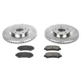 Power Stop 2018 Nissan Maxima Front & Rear Z23 Evolution Sport Brake Kit (1x psbK8062, 1x psbK3076) thumbnail 2