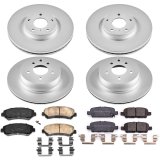 Power Stop 2018 Nissan Maxima Front & Rear Z17 Evolution Geomet Coated Brake Kit (1x psbCRK8062, 1x psbCRK3076) thumbnail 4