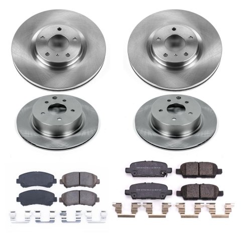 Power Stop 2018 Nissan Maxima Front & Rear Autospecialty Brake Kit (1x psbKOE8062, 1x psbKOE3076) thumbnail 2