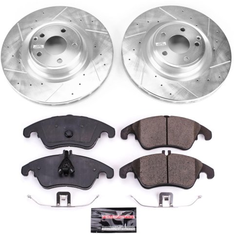 Power Stop 2018 Mercedes-Benz SLC300 Front & Rear Z23 Evolution Sport Brake Kit (1x psbK6893, 1x psbK6894) thumbnail 5