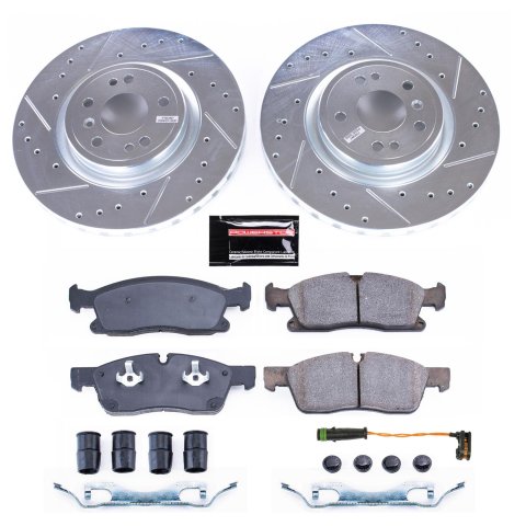Power Stop 2018 Mercedes-Benz GLE350 Front & Rear Z23 Evolution Sport Brake Kit (1x psbK7440, 1x psbK8114)