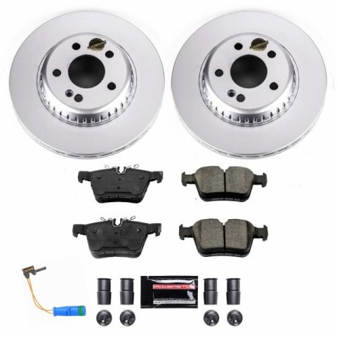 Power Stop 2018 Mercedes-Benz C350e Front & Rear Z23 Evolution Sport Coated Brake Kit (1x psbCRK7969, 1x psbCRK8047) thumbnail 9