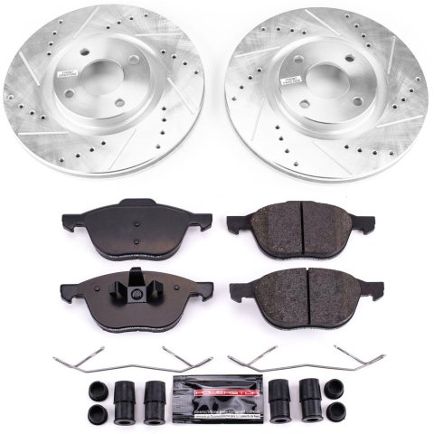 Power Stop 2018 Ford EcoSport Front & Rear Z23 Evolution Sport Brake Kit (1x psbK7884, 1x psbK7898) thumbnail 8