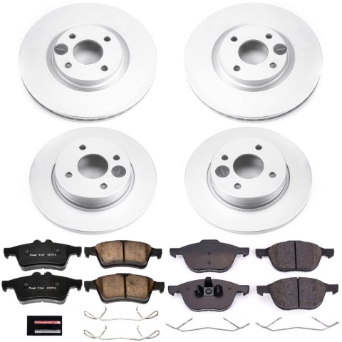 Power Stop 2018 Ford EcoSport Front & Rear Z17 Evolution Geomet Coated Brake Kit (1x psbCRK7884, 1x psbCRK7897) thumbnail 5