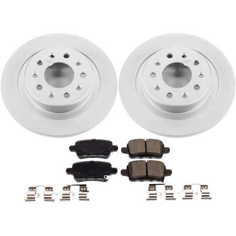 Power Stop 2018 Chevrolet Equinox Front & Rear Z17 Evolution Geomet Coated Brake Kit (1x psbCRK7721, 1x psbCRK7661) thumbnail 7