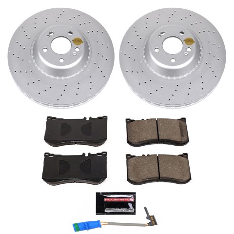 Power Stop 2017 Mercedes-Benz Maybach S550 Front & Rear Z23 Coated Brake Kit (1x psbZ23-1688, 2x psbEBR1601EVC, 1x psbSW-1648, 1x psbCRK7181) thumbnail 4