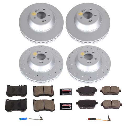 Power Stop 2017 Mercedes-Benz Maybach S550 Front & Rear Z23 Coated Brake Kit (1x psbZ23-1688, 2x psbEBR1601EVC, 1x psbSW-1648, 1x psbCRK7181) thumbnail 5