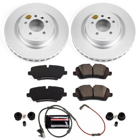 Power Stop 2017 Land Rover Discovery Front & Rear Z23 Evolution Sport Coated Brake Kit (1x psbCRK7174, 1x psbCRK7079) thumbnail 3