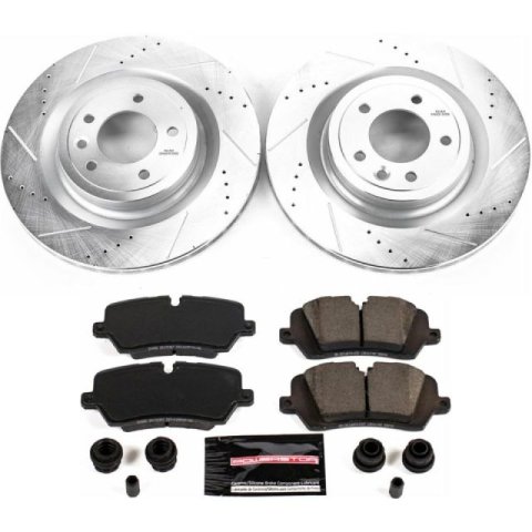 Power Stop 2017 Land Rover Discovery Front & Rear Z23 Evolution Sport Brake Kit (1x psbK7079, 1x psbK7174) thumbnail 1