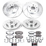 Power Stop 2017 Buick Regal Front & Rear Z26 Street Warrior Brake Kit (1x psbK5547-26, 1x psbK3031-26) thumbnail 4